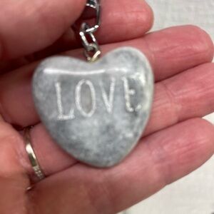 Stone LOVE keychain